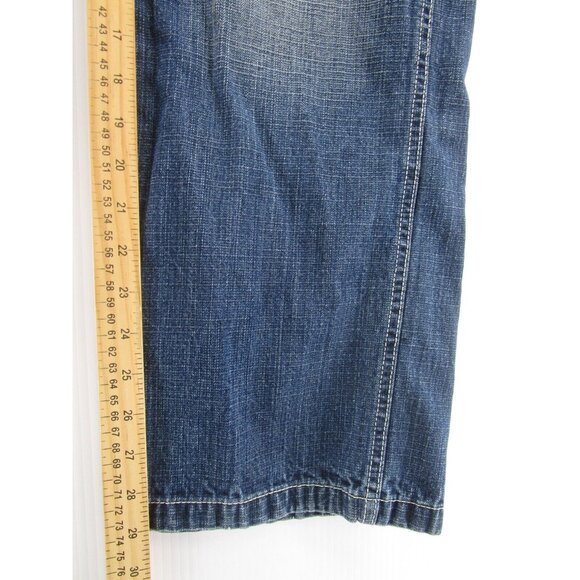 Southpole Jeans 36X29 Hip Hop Loose Baggy Y2K Denim Pants Faded Logo * - Picture 6 of 12